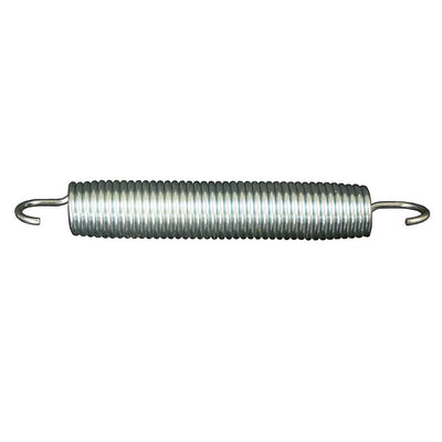7-inch tightly coiled steel spring. 