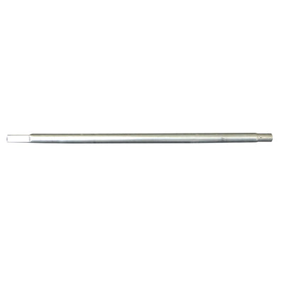 One lower enclosure straight tube made out of rust-resistant galvanized steel. 