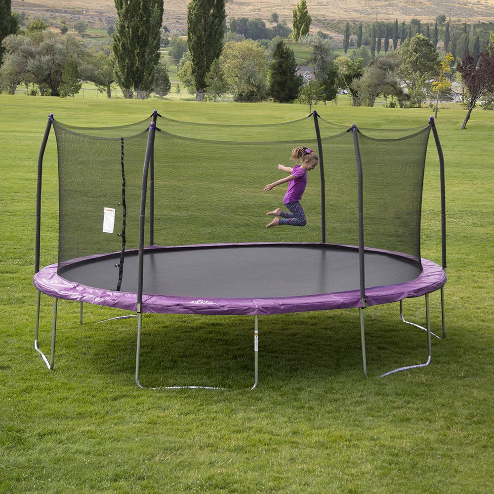 Skywalker Trampolines | Purple 17 Ft Oval Trampoline – Skywalker